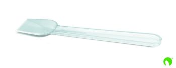 Paletta gelato monouso in PLA biodegradabile e compostabile trasparente sfusa 5000 pezzi 143317