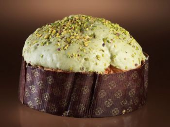 Panettone artigianale AL PISTACCHIO 1000 gr con scatola